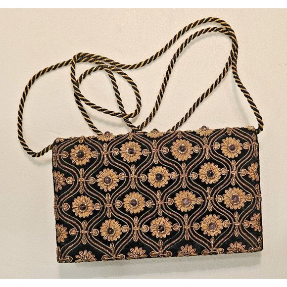 Embroidered Clutch - Timeless - Beautiful - 8IN Wide - Great Price!